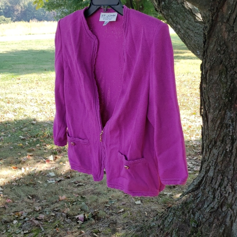 Pink zip Blazer